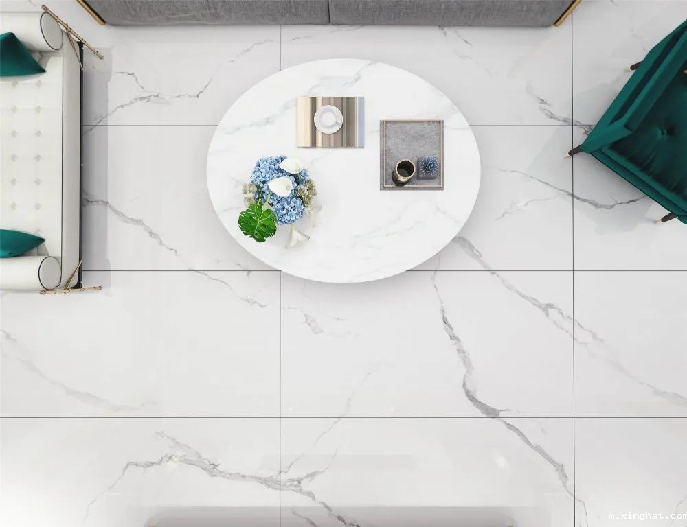 阿尔卑斯白局部铺贴效果