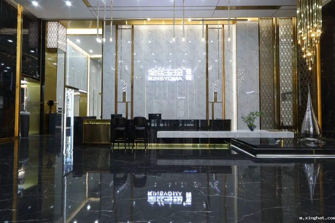 佛山陶瓷金丝玉玛瓷砖高端大气的展厅