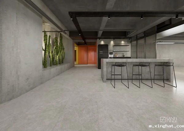 陶瓷十大品牌兴辉国际伯丁石应用效果图