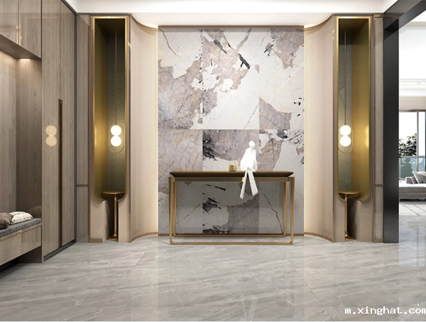 宏宇陶瓷750*1500mm瓷砖背景墙效果图