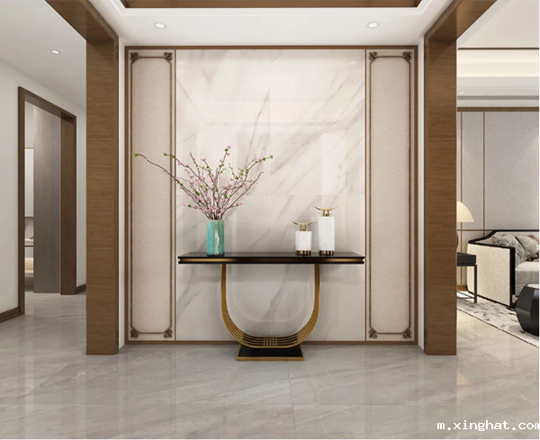 宏宇陶瓷750*1500mm瓷砖背景墙效果图