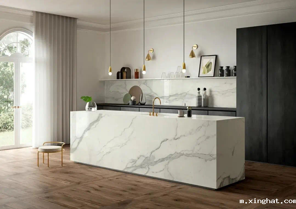 岩板厨房效果图