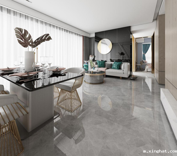 陶瓷十大品牌东鹏瓷砖900*1800mm高级灰大岩板