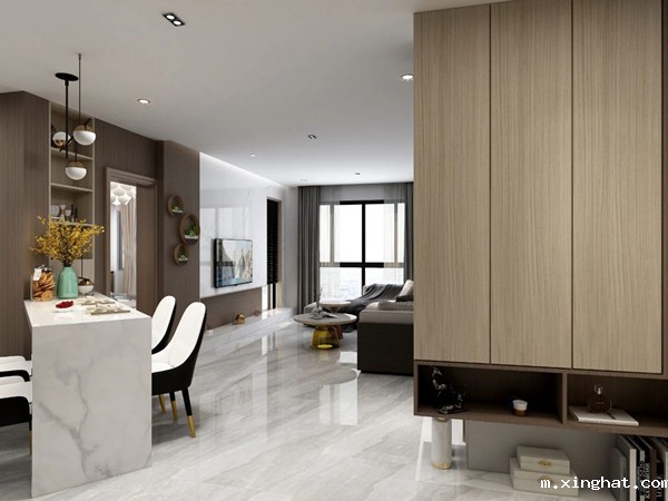 瓷砖十大品牌LUNGO朗宝750*1500mm岩板效果图