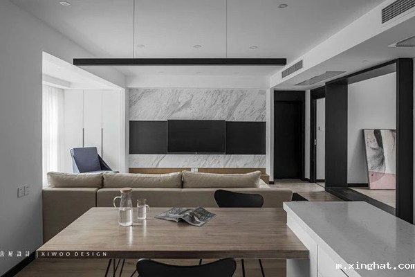 大理石背景墙效果图