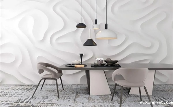 宏宇陶瓷岩板背景墙与地面的高级和舒适搭配