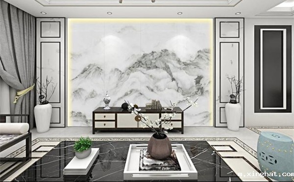 岩板背景墙装修效果图