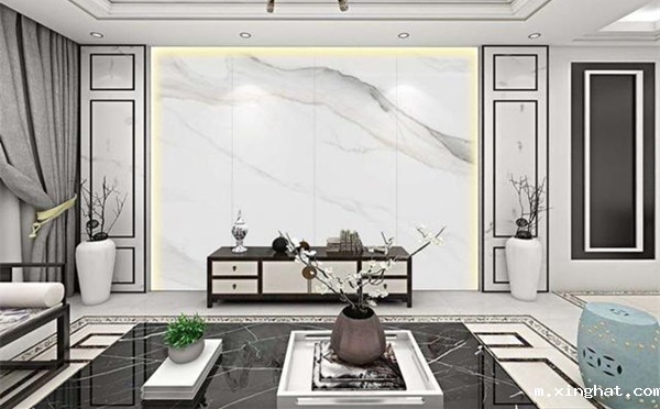 岩板背景墙装修效果图