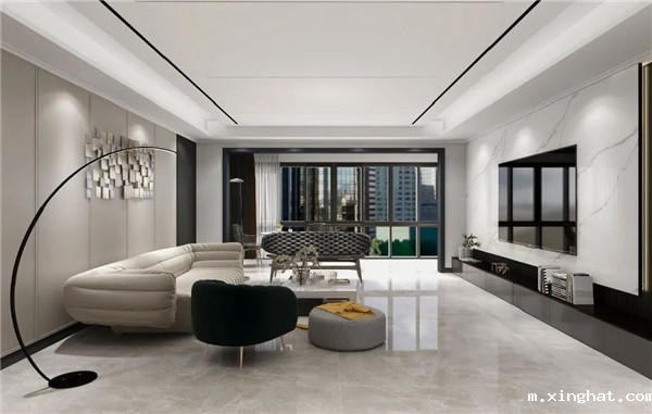 新南悦陶瓷简约风格的家装设计效果图