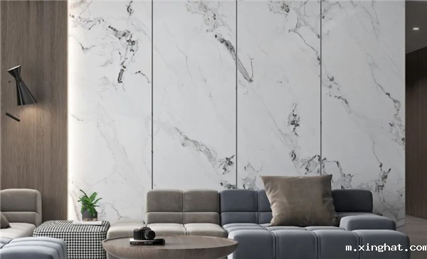 什么砖好看,上墙就知道,冠珠岩板背景墙