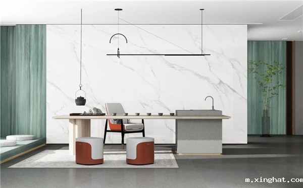 瓷砖十大品牌威尔斯陶瓷高端岩板家居定制