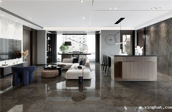 KMY国际轻奢瓷砖通体大理石瓷砖效果图