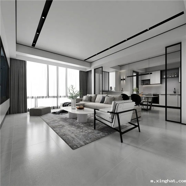 简约自然黑白灰,家居装修首选材料
