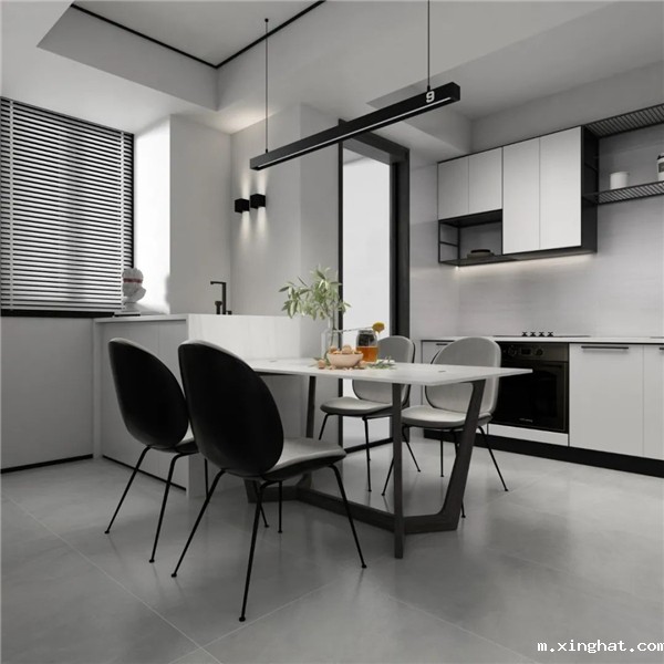 简约自然黑白灰,家居装修首选材料