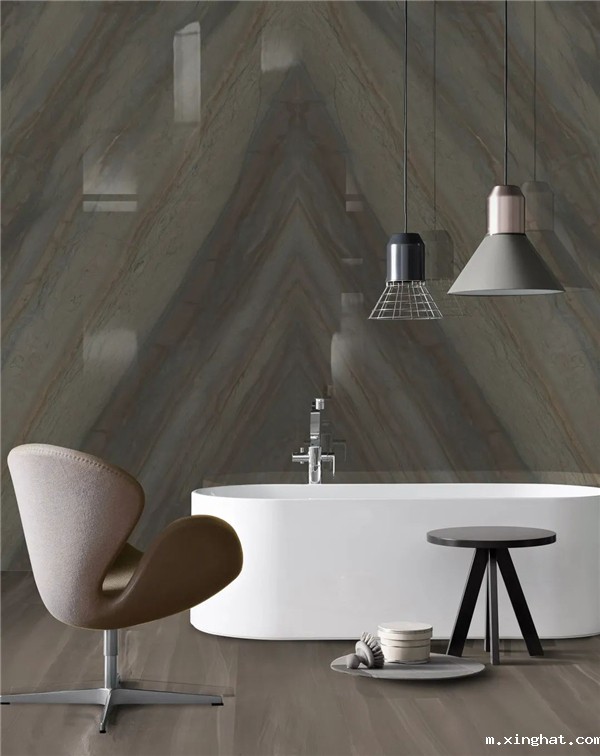 卫生间岩板背景墙效果图