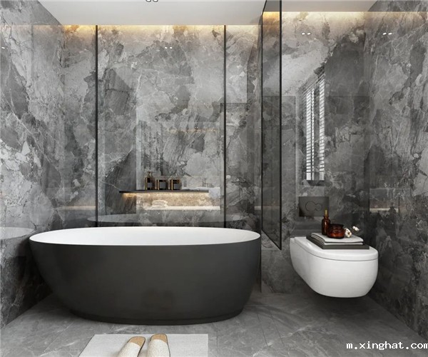 威尔斯岩板背景墙效果图