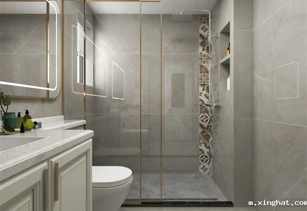 陶瓷十大品牌马可波罗144m²现代美式风装修效果图