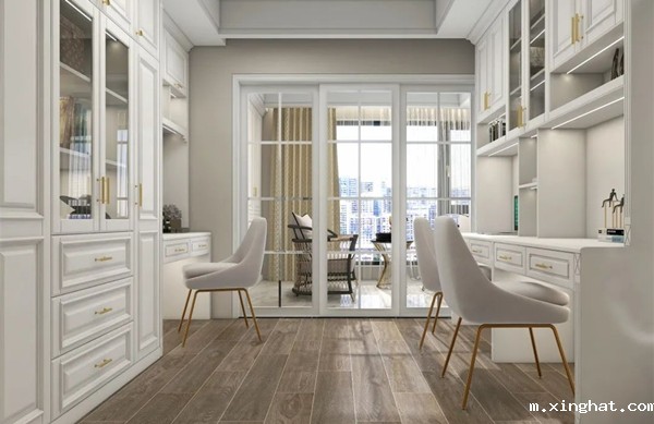 陶瓷十大品牌马可波罗144m²现代美式风装修效果图