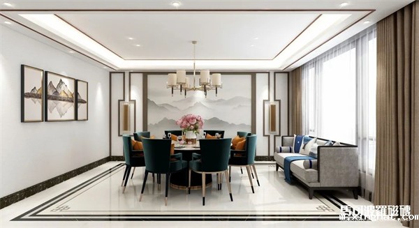 马可波罗轻奢新中式水刀拼花瓷砖