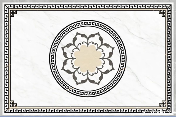 马可波罗轻奢新中式水刀拼花瓷砖