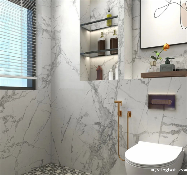 马可波罗岩板家居中国红与白色完美搭配