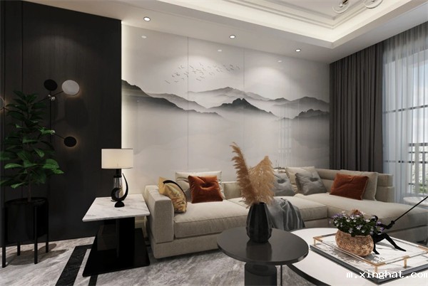 马可波罗艺术岩板水墨意境