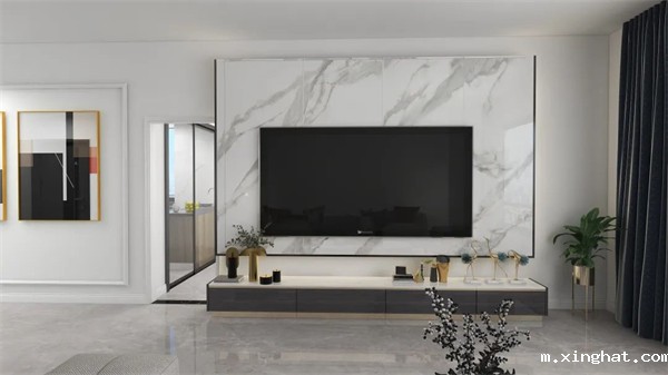 电视岩板背景墙