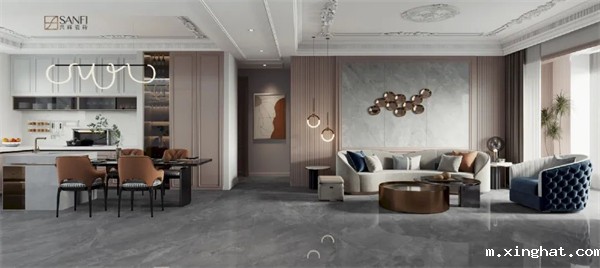 简美系列岩板新品,兴辉国际900*1800mm岩板独爱简单之美