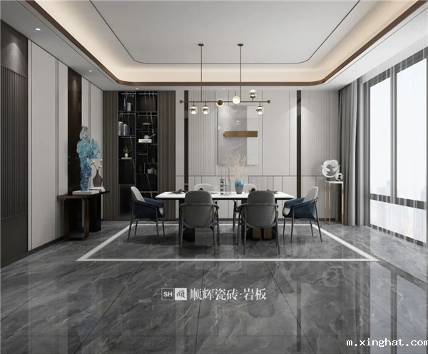 顺辉750*1500mm无界连纹岩板