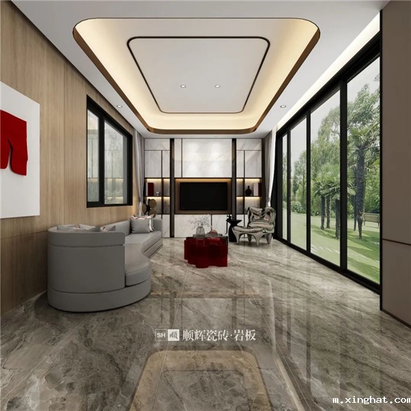 顺辉750*1500mm无界连纹岩板