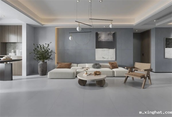 陶瓷十大品牌新润成“STAR·现代星光石”灰的地带