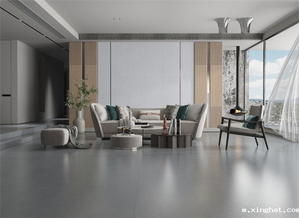 陶瓷十大品牌新润成“STAR·现代星光石”灰的地带
