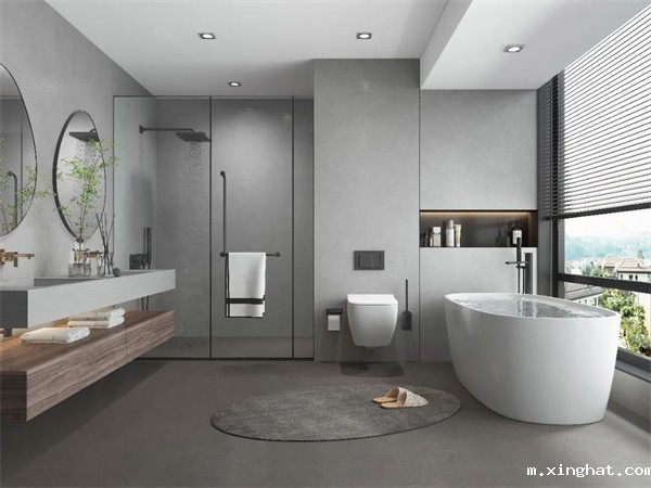 岩板家居十大品牌,壹加壹800*2600岩板返璞归真的素砼·浅灰