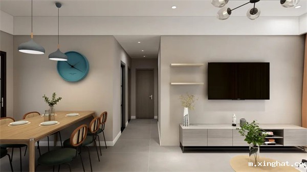 陶瓷十大品牌冠军磁砖86㎡现代简约整屋装修