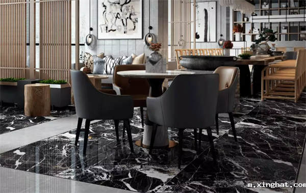 霸气与魅惑，KMY国际轻奢瓷砖的黑色空间