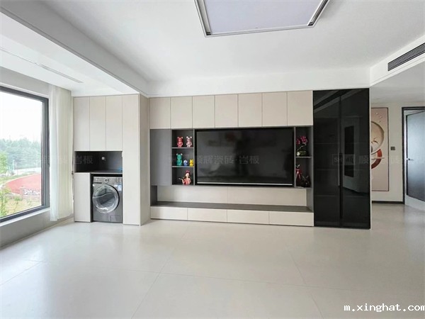 陶瓷十大品牌，750×1500mm卡斯特-浅黄通铺，演绎人间理想家