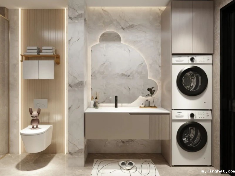 东鹏整装卫浴 | 治愈系奶油风浴室！让每1㎡都充满松弛感