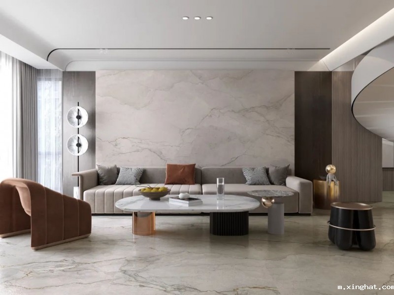 金意陶瓷砖 | 金线石系列以极简设计演绎轻奢美学